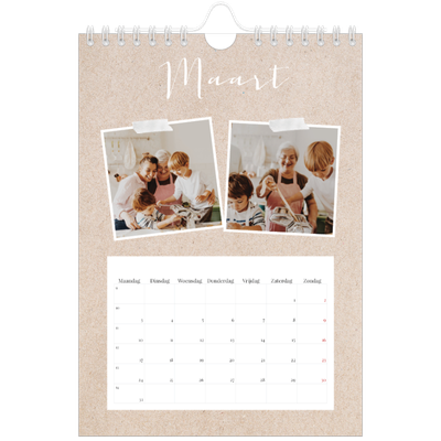 Fotokalender A5 — Scrapbook kalender [Maart]