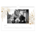 Fotokalender A4 — Gouden bloemenversiering [Februari]