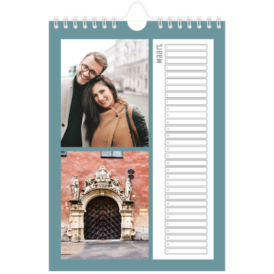 Fotokalender A5 — Kleurrijke kaders [Maart]