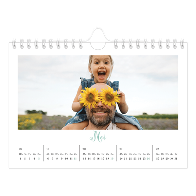 Fotokalender A5 — Hallo wereld [Mei]