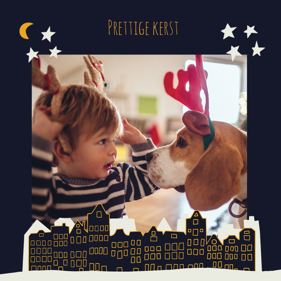 Fotokaarten — Skyline - nacht