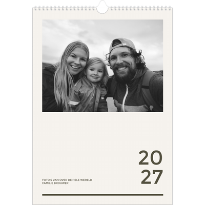 A3 Jaarkalender — Modern en gedurft [omslag]