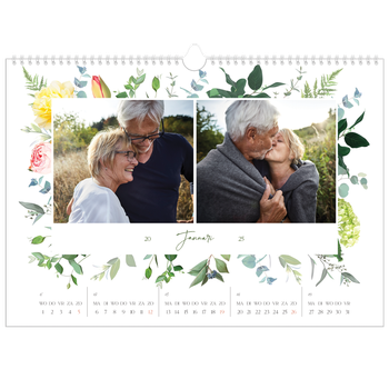 Fotokalender A3 — Klassieke bloemen
