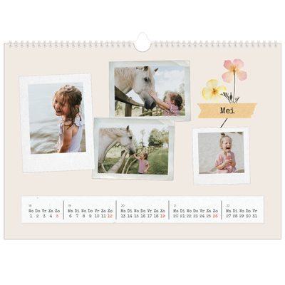 Fotokalender A3 — Vintage scrapbook [omslag]
