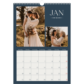 Fotokalender A3 — Leisteen & schreef