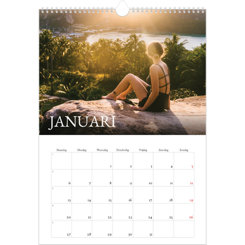 Fotokalender A3 — Schreefletters