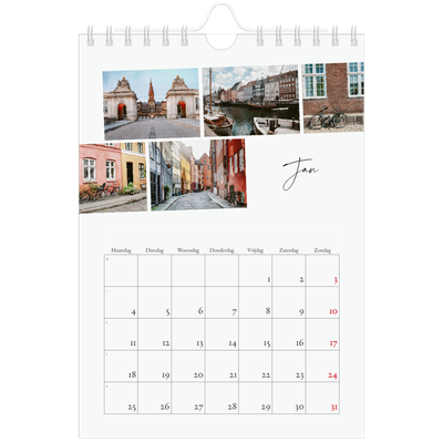Fotokalender A5 — City trip [Januari]