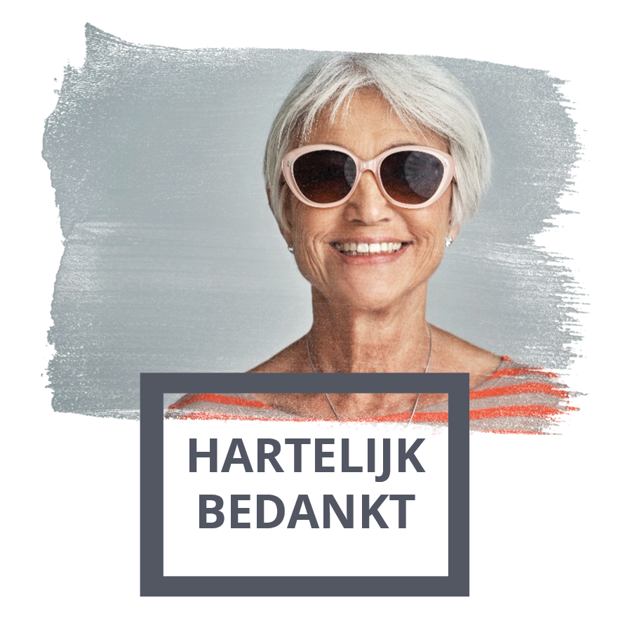 Bedankkaarten — Verfstreep