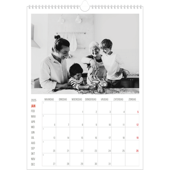 Fotokalender A3 — Rode highlights