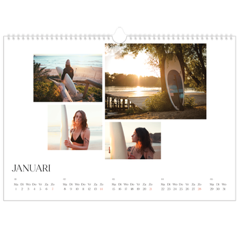 Fotokalender A3 — Surfing sunsets