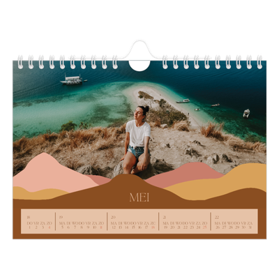 Fotokalender A5 — Neutrale bergen [omslag]