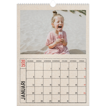 Fotokalender A3 — Stempel effect