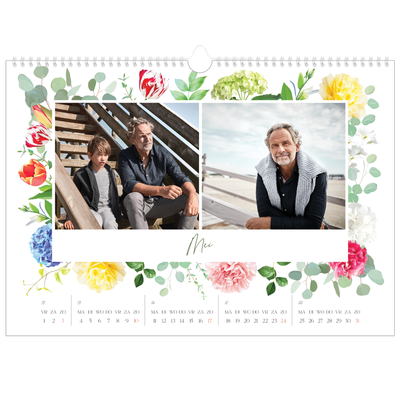 Fotokalender A3 — Klassieke bloemen [omslag]