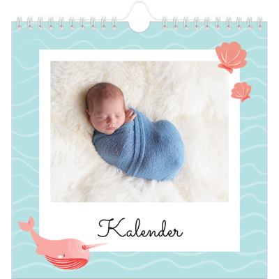 Jaarkalenders vierkant — Schattige dieren [omslag]