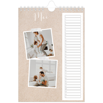 Fotokalender A5 — Scrapbook kalender [Mei]