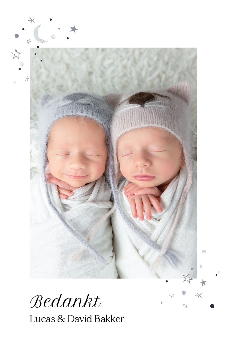 Bedankkaarten — Magische sterrenstof