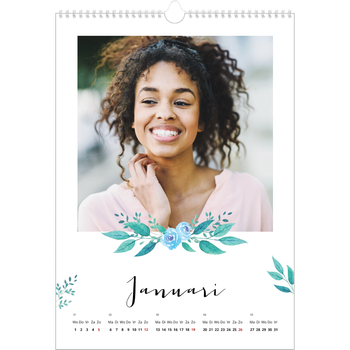 Fotokalender A3 — Bloemen illustraties