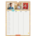 A3 Familieplanners — Rustiek - gezinsplanner 3 personen [April]