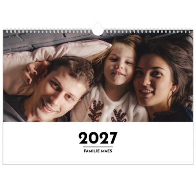 Fotokalender A3 — Schijnwerper effect [omslag]
