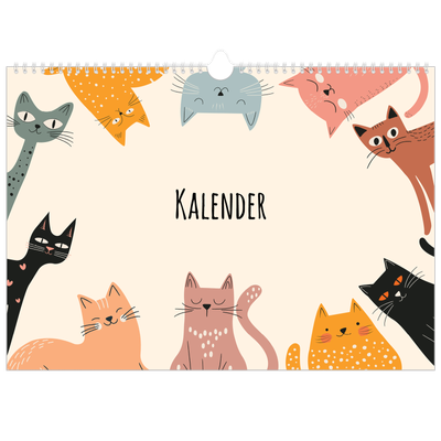 Fotokalender A3 — Kattenpoten en krabbels [omslag]