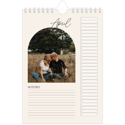 Fotokalender A5 — Boog van herinneringen [April]