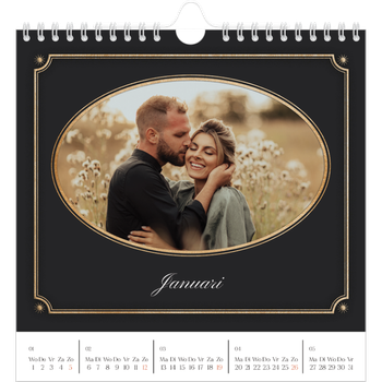 Fotokalender Vierkant — Klassiek vintage