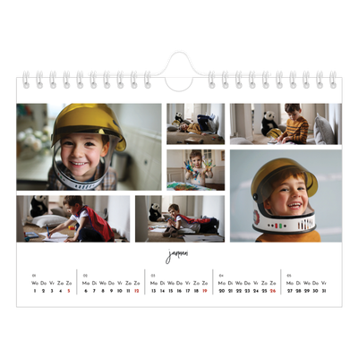 Fotokalender A5 — Foto arrangement [Januari]