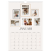 A3 Jaarkalender — Fotowand gallerij [Januari]