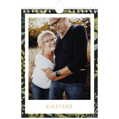 Fotokalender A5 — Gebloemd behang [omslag]