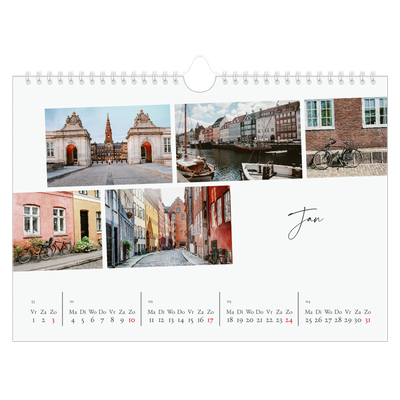Fotokalender A4 — City trip [Januari]