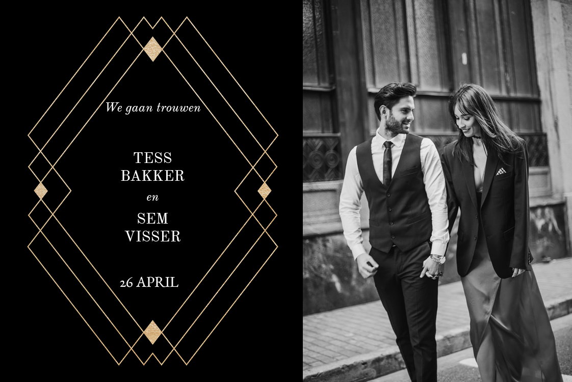 Uitnodigingen — Art deco