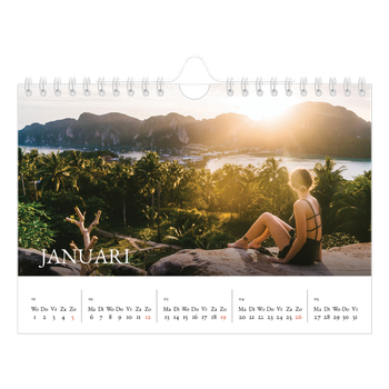 Fotokalender A5 — Schreefletters