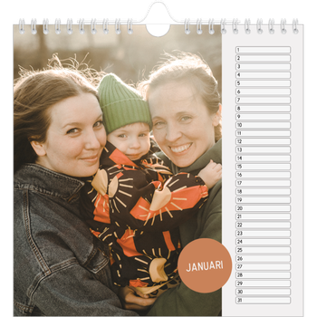Fotokalender Vierkant — Fotosticker