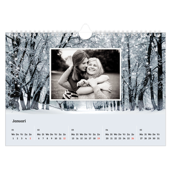 Fotokalender A4 — Vier jaargetijden