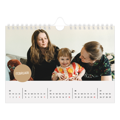 Fotokalender A5 — Fotosticker [Februari]