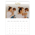 A3 Jaarkalender — Gouden tekst groot [April]