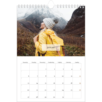 Fotokalender A4 — Klassieke kalender