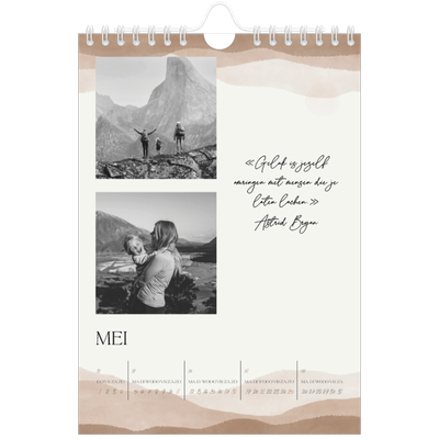 Fotokalender A5 — Welzijn quotes [omslag]