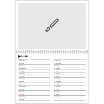 Fotokalender A4 Dubbel — Ontwerp je eigen fotoproduct