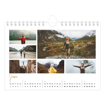 Fotokalender A5 — Handgeschreven