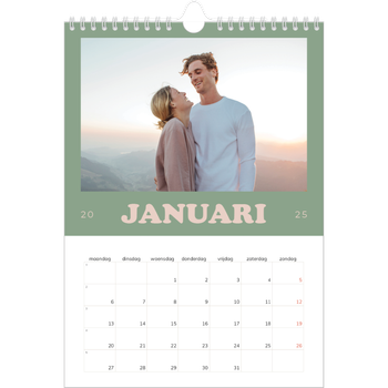 Fotokalender A4 — Retro stijl frames