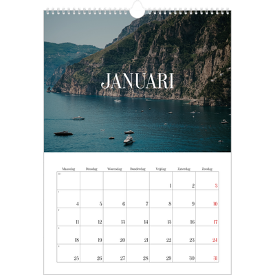 A3 Jaarkalender — Eindeloze ontsnapping [Januari]