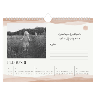 Fotokalender A4 — Welzijn quotes [Februari]