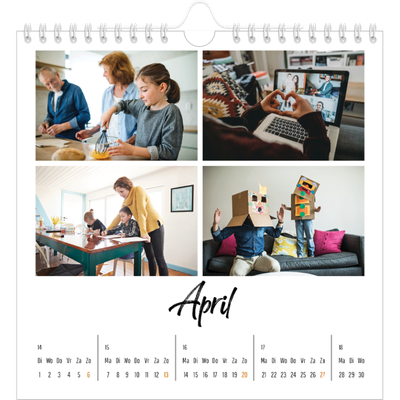 Jaarkalenders vierkant — Dit ben ik [April]