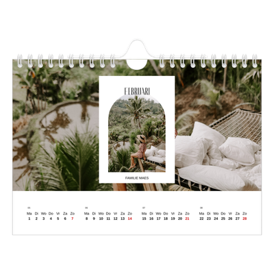 Fotokalender A5 — De open boog [Februari]