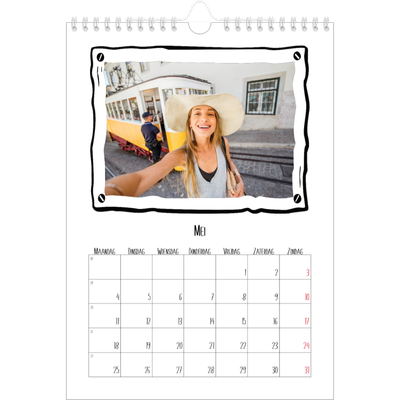 Fotokalender A4 (20 x 30 cm) — Plakboekmomenten [omslag]