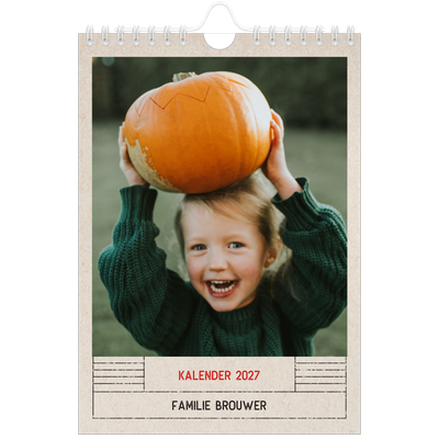 Fotokalender A5 — Stempel effect [omslag]