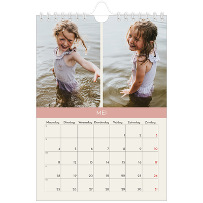 Fotokalender A5 — Pastel hoofdstukken [omslag]