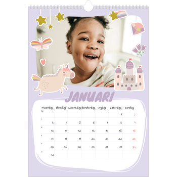Fotokalender A3 — Regenboog eenhoorn