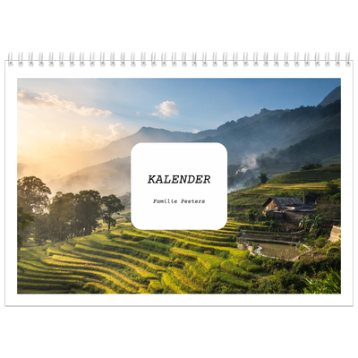 Fotokalender A4 Dubbel (30 x 40 cm) — Het volledige verhaal [omslag]